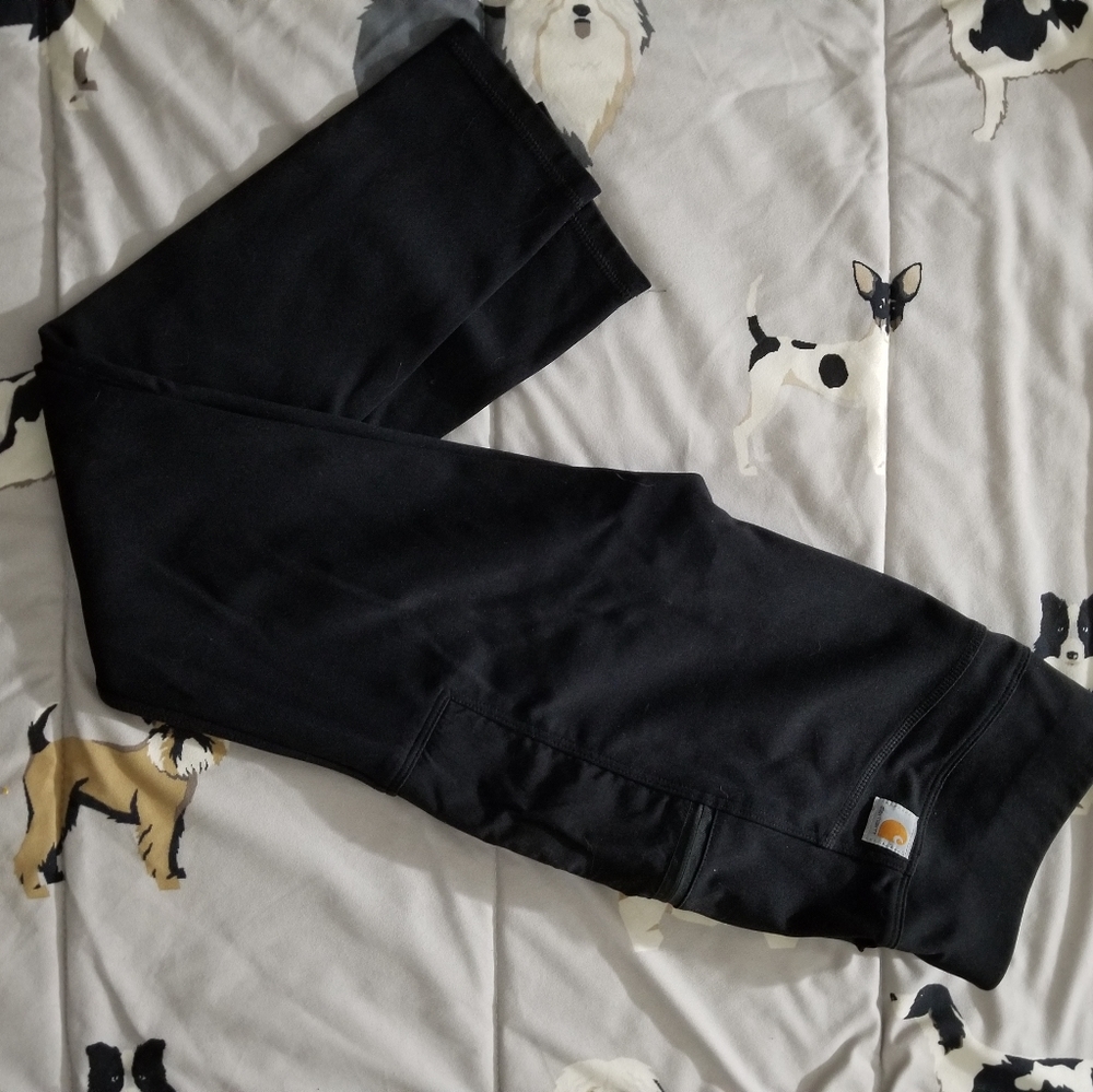 Carhartt Fitted Force Leggings Black Size Small 4/6 Regular